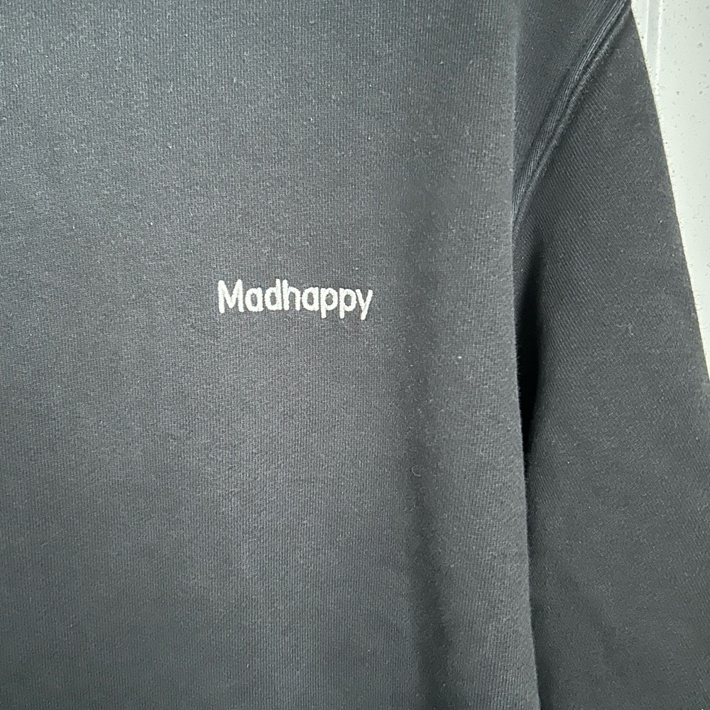 Madhappy Black Logo Pullover Hoodie - Picture 3 of 6